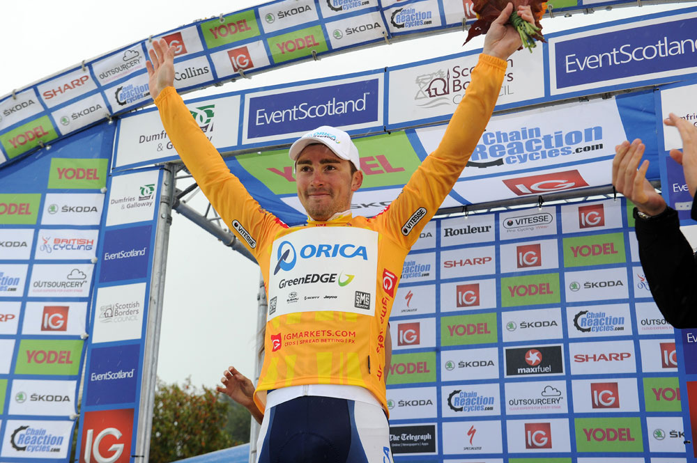 Leigh Howard, leader, Tour of Britain 2012, stage three
