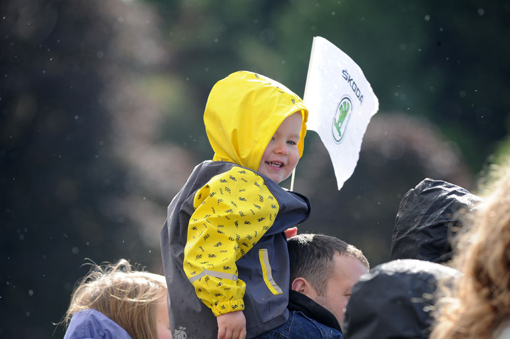 Young fan, Tour of Britain 2012, stage three
