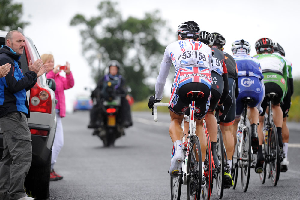 Break at Plumpton, Tour of Britain 2012, stage four