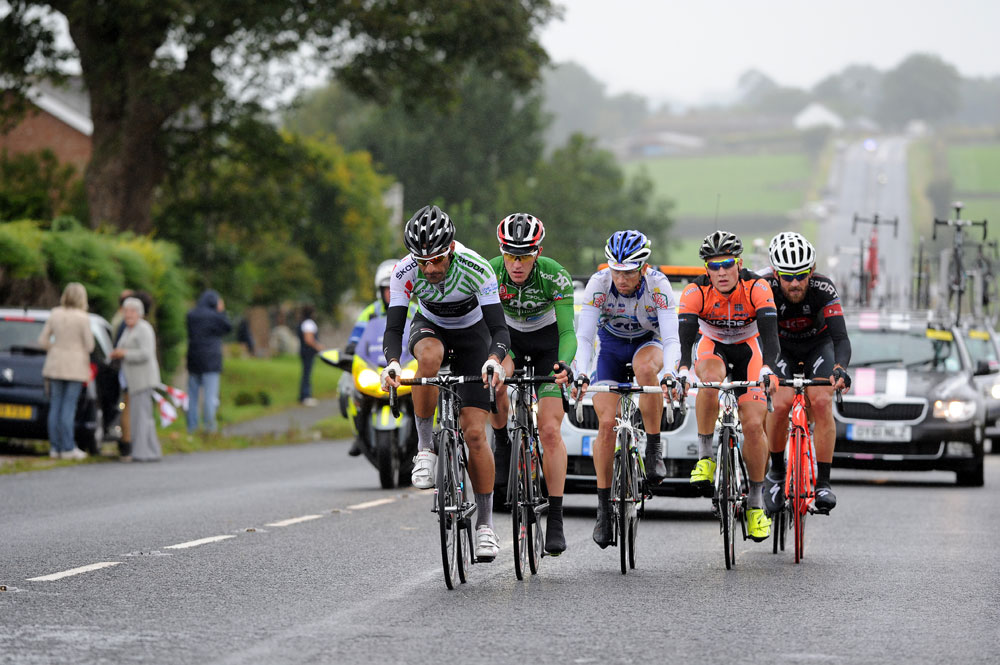 Break at Plumpton, Tour of Britain 2012, stage four