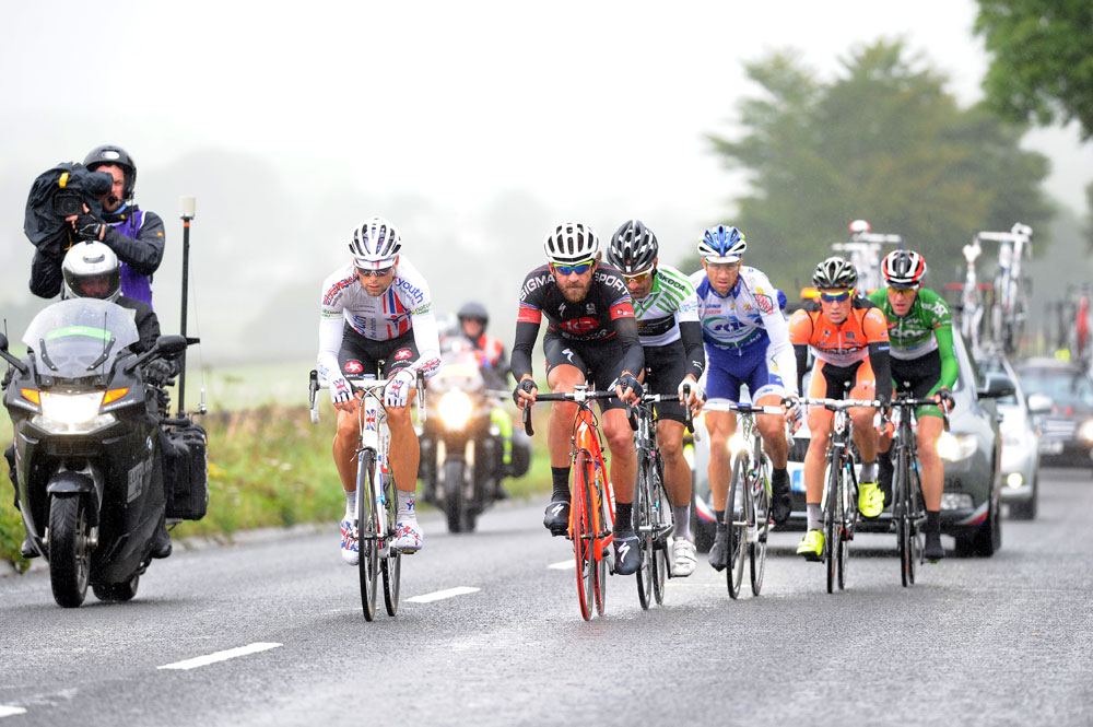 Break at Shap, Tour of Britain 2012, stage four
