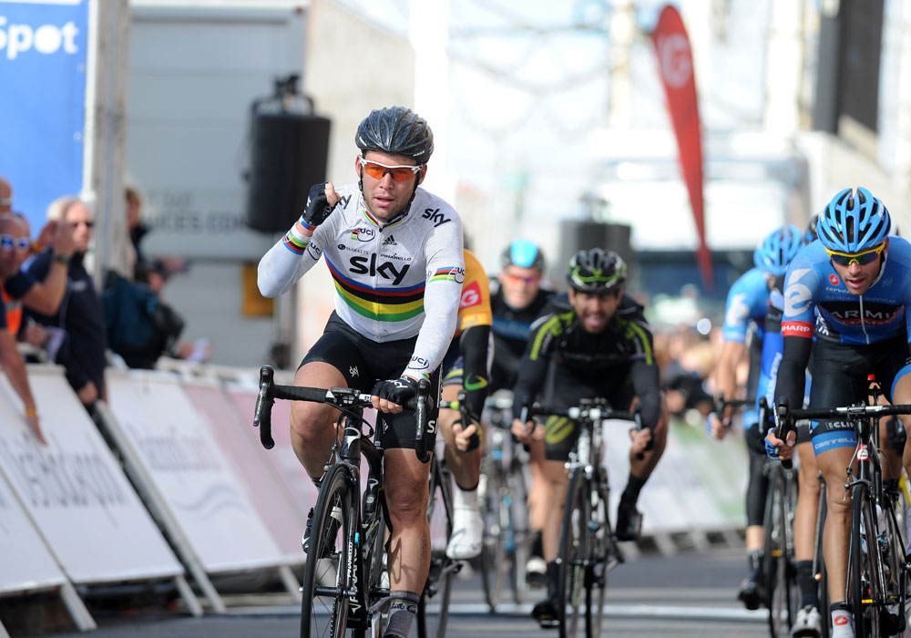 Mark Cavendish wins, Tour of Britain 2012, stage four