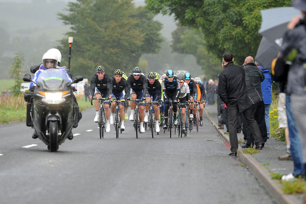 Chase at Shap, Tour of Britain 2012, stage four