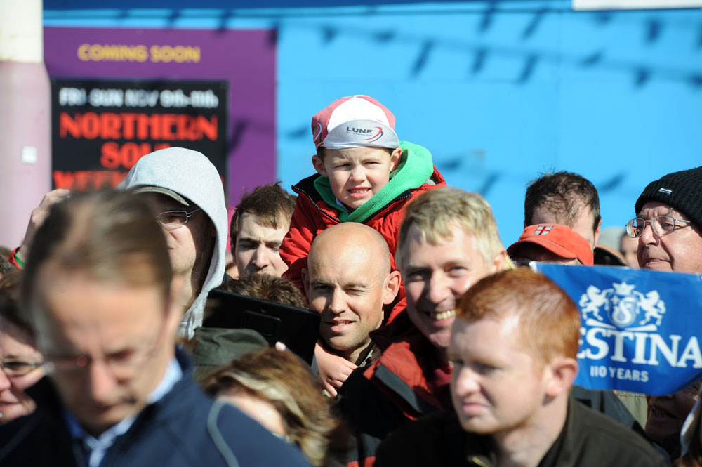 Young Lune CC fan, Tour of Britain 2012, stage four