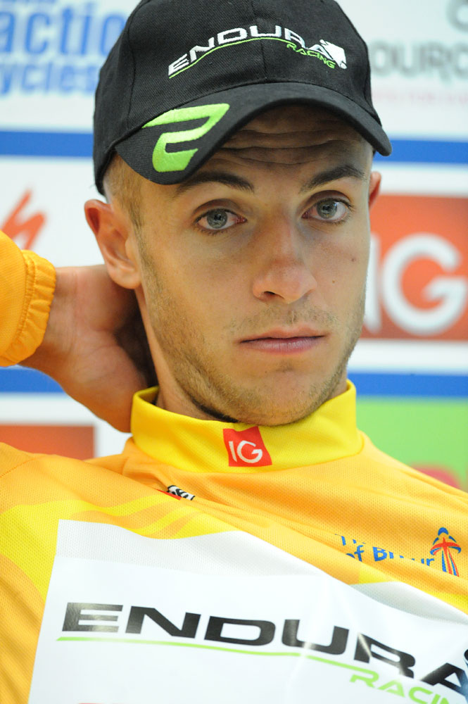 Jonathan Tiernan-Locke in lead, Tour of Britain 2012, stage six
