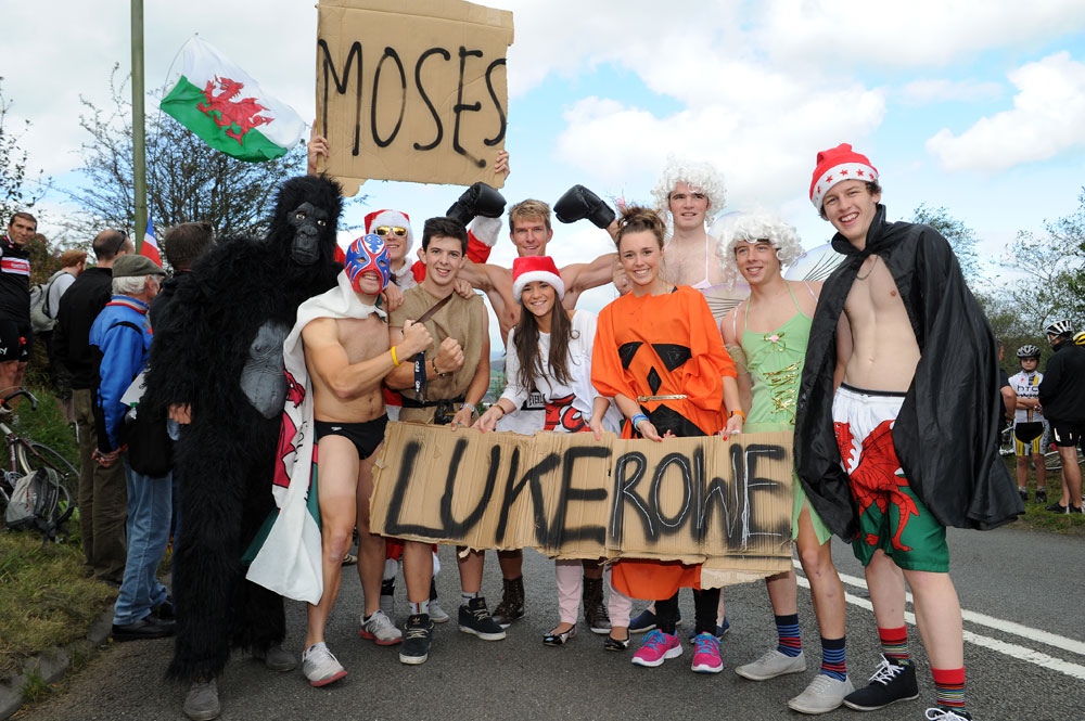 Luke Rowe fan club, Tour of Britain 2012, stage six