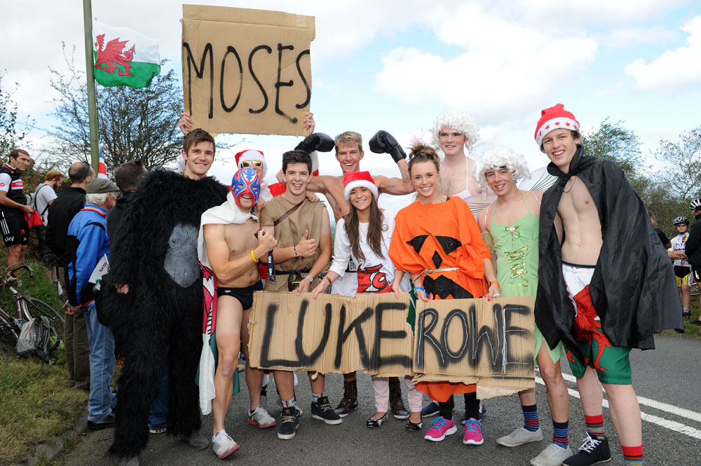 Luke Rowe fan club, Tour of Britain 2012, stage six