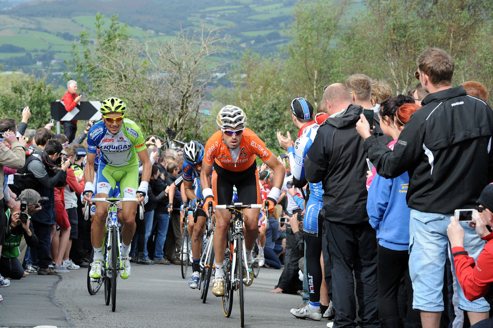Samuel Sanchez and Ivan Basso, Tour of Britain 2012, stage six