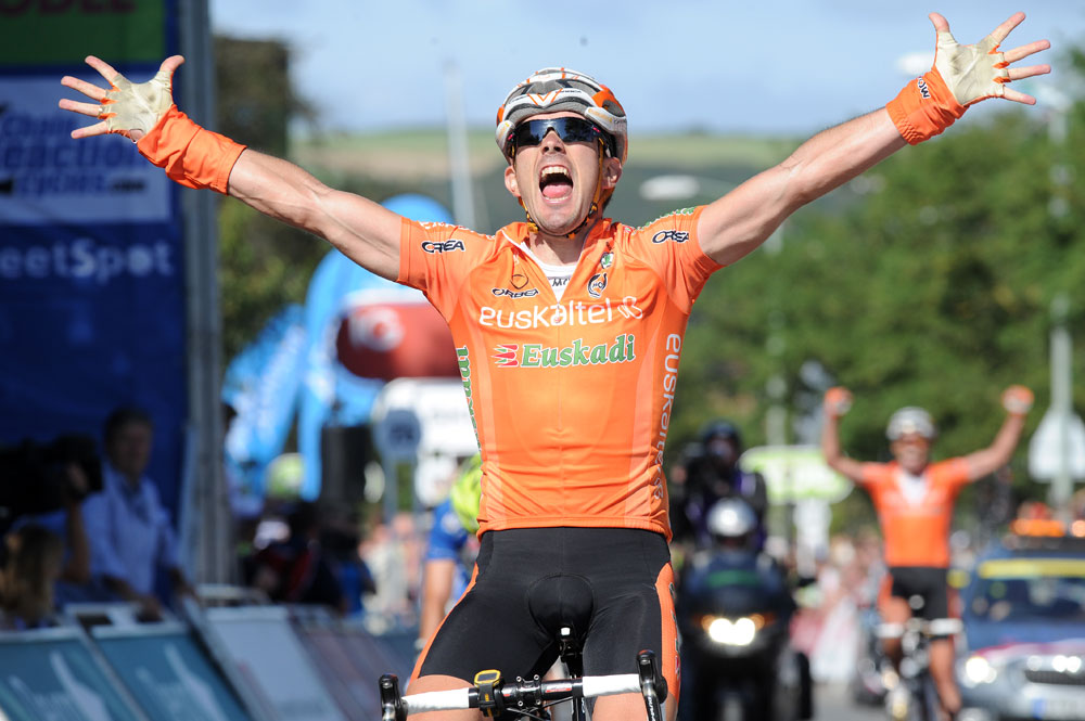 Pablo Urtasun wins, Tour of Britain 2012, stage seven