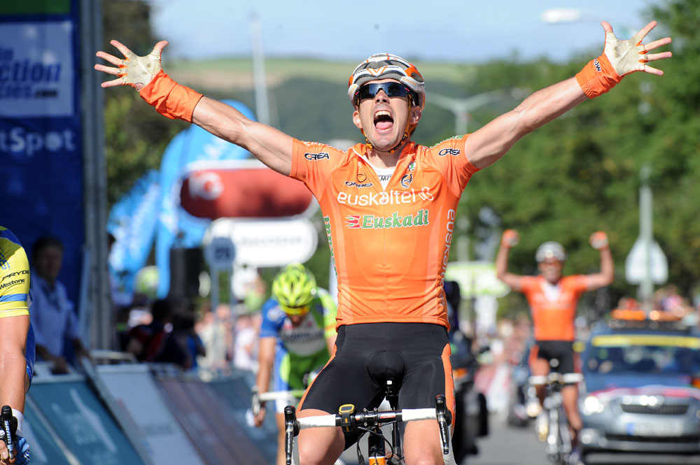 Pablo Urtasun wins, Tour of Britain 2012, stage seven