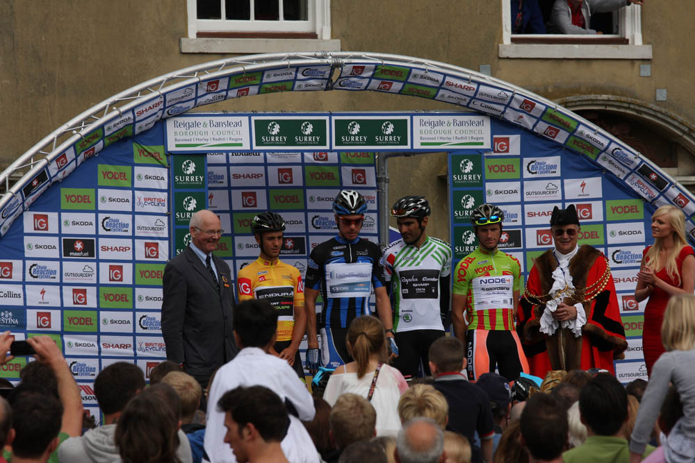Classification leaders, Tour of Britain 2012, stage eight