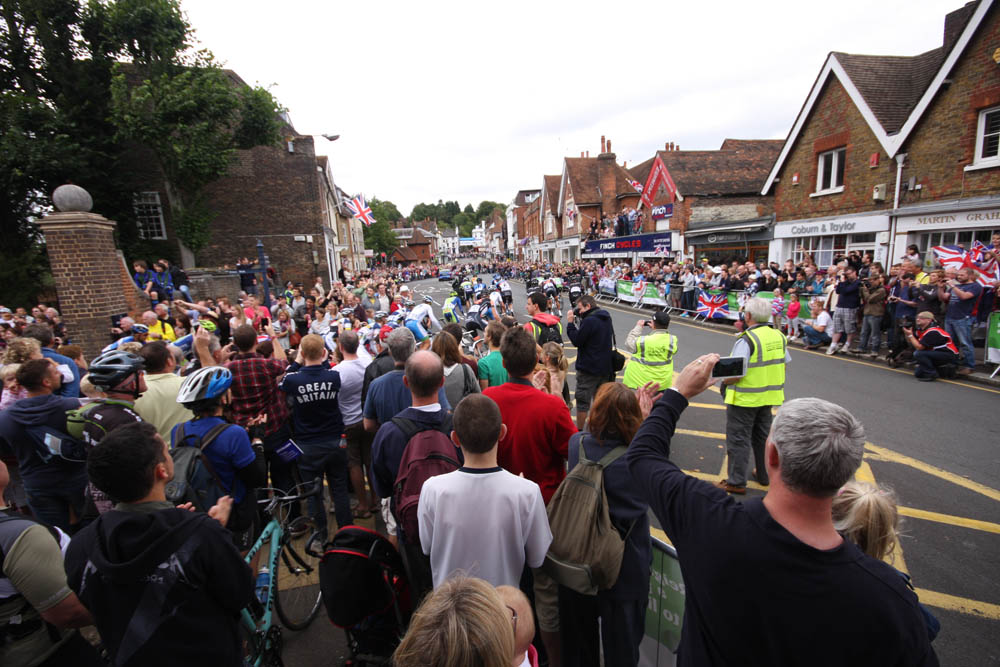 Out of start, Tour of Britain 2012, stage eight