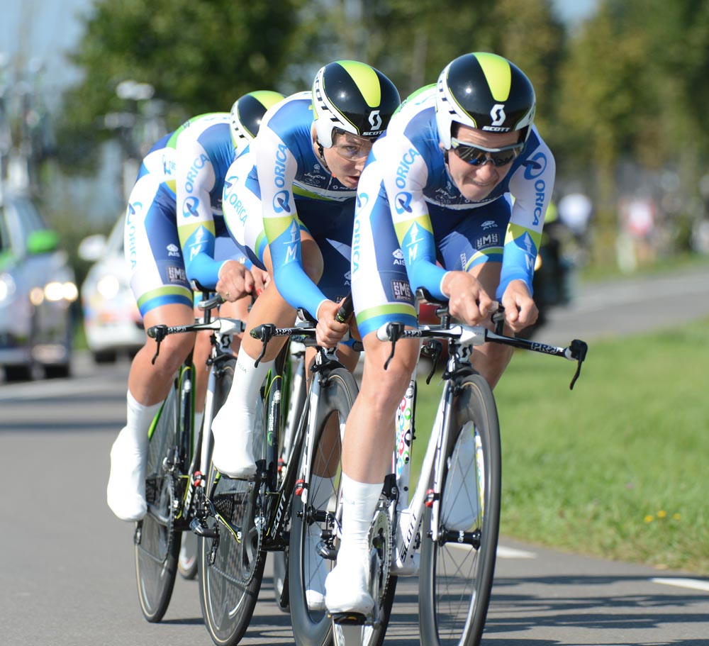 Orica-GreenEdge, women's TTT, World Championships 2012, team time trial