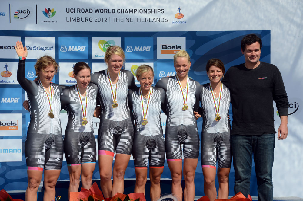Specialized Lululemon, women's winners, World Championships 2012, team time trials