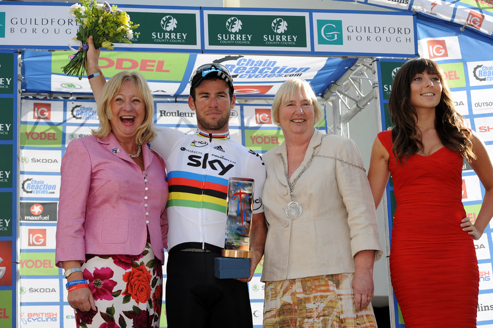 Mark Cavendish wins final stage, Tour of Britain 2012, stage eight