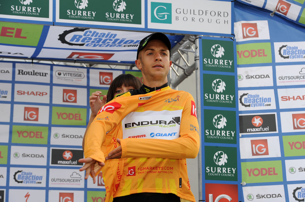 Jonathan Tiernan-Locke wins overall, Tour of Britain 2012, stage eightJonathan Tiernan-Locke wins overall, Tour of Britain 2012, stage eight