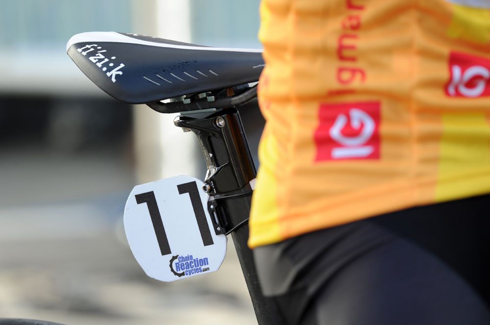 Race number, Tour of Britain 2012, stage eight
