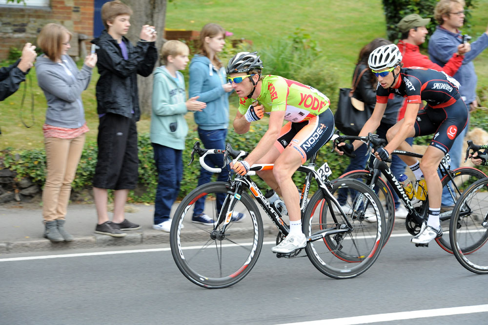 Pete Williams and Simon Richardson, Tour of Britain 2012, stage eight