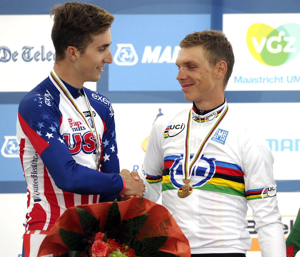 Taylor Phinney and Tony Martin, Men's time trial, Road World Championships 2012