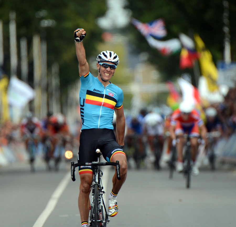 Philippe Gilbert wins men's road race, Road World Championships 2012