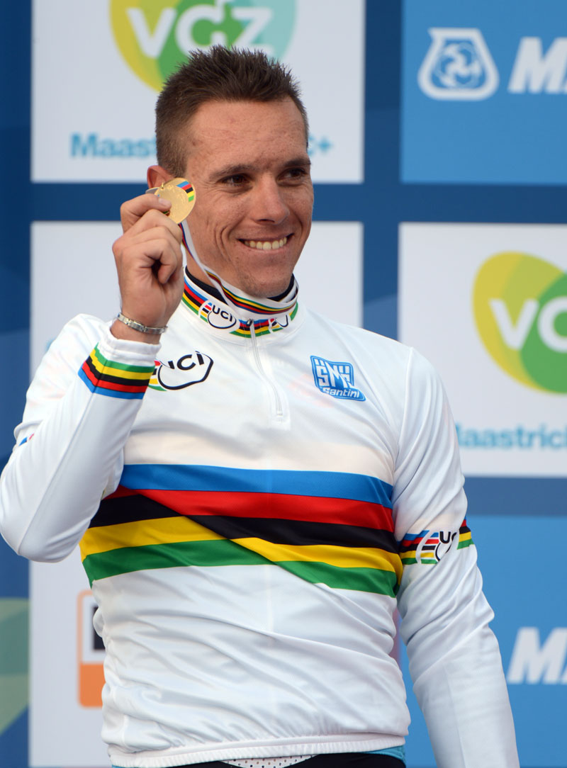 Philippe Gilbert wins men's road race, Road World Championships 2012