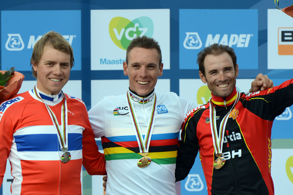 Philippe Gilbert wins men's road race, Road World Championships 2012
