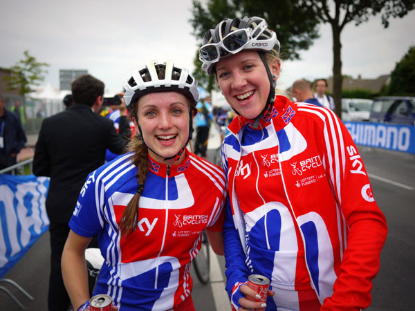 Elinor Barker and Jessie Walker, World Champs 2012 Elinor Barker and Jessie Walker, World Champs 2012