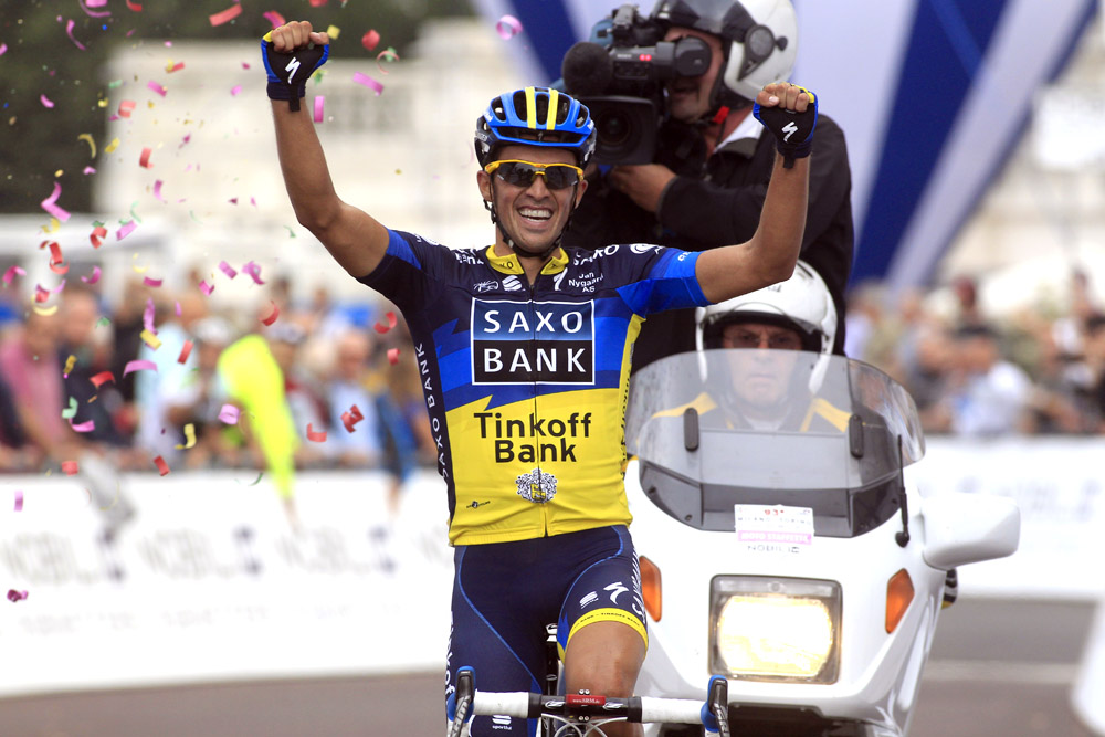 Alberto Contador wins Milan-Turin 2012 Alberto Contador wins Milan-Turin 2012