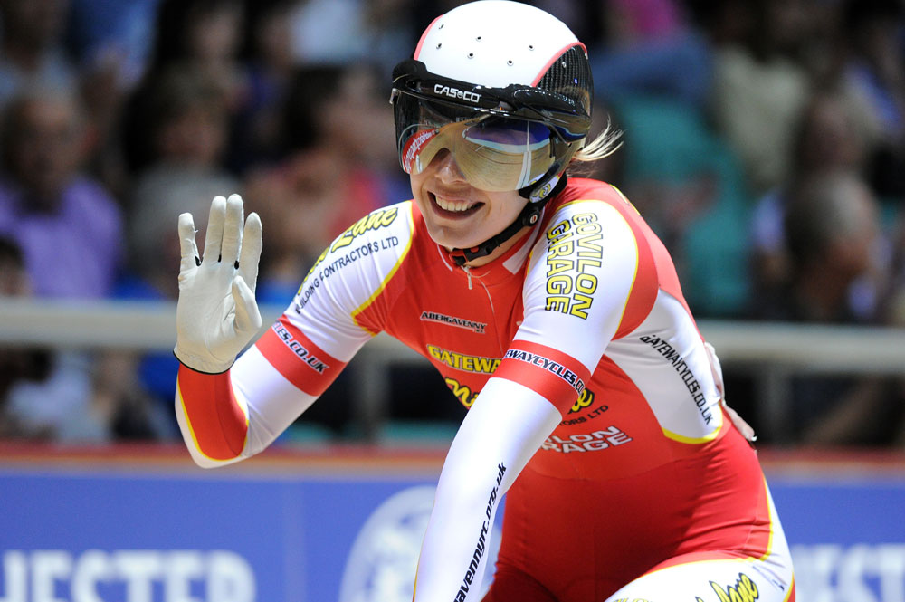 Becky James, sprint, British track national championships 2012
