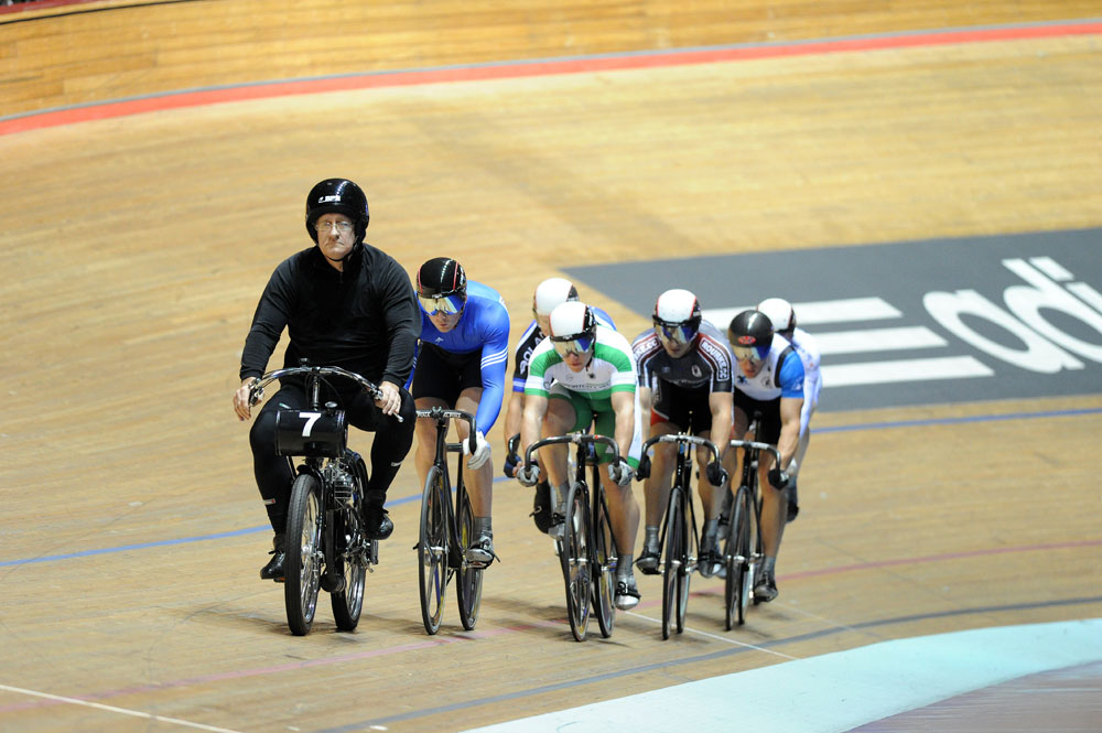 Keirin final, British track national championships 2012