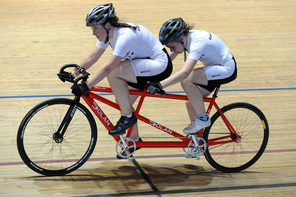 Alice Hayden and Emily Thoday, British track national championships 2012