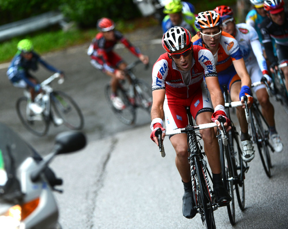 Katusha chase, Tour of Lombardy 2012