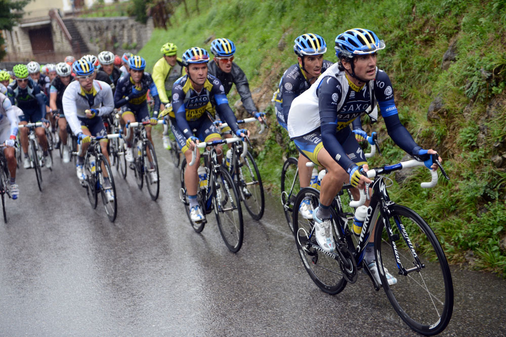 Saxo Bank chases, Tour of Lombardy 2012