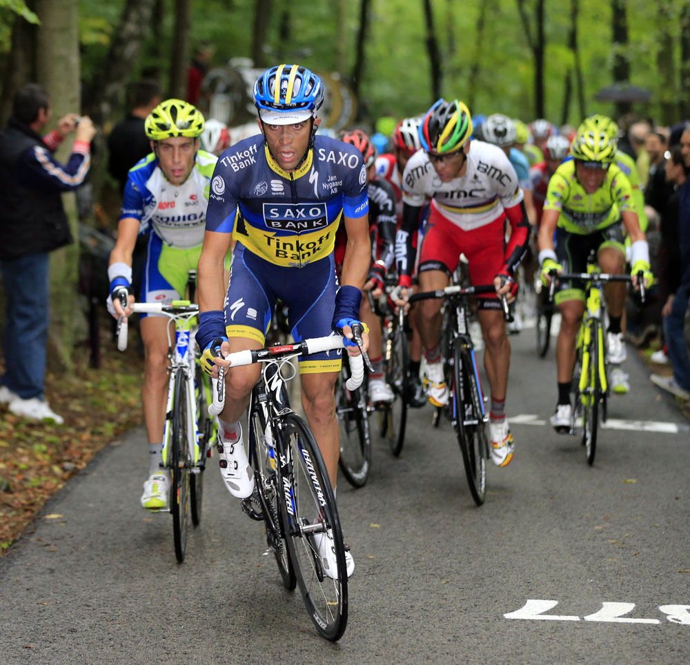 Alberto Contador on Muro di Sormano, Tour of Lombardy 2012