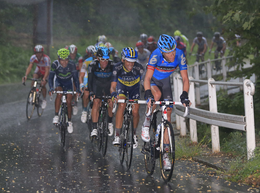 Ryder Hesjedal leads, Tour of Lombardy 2012