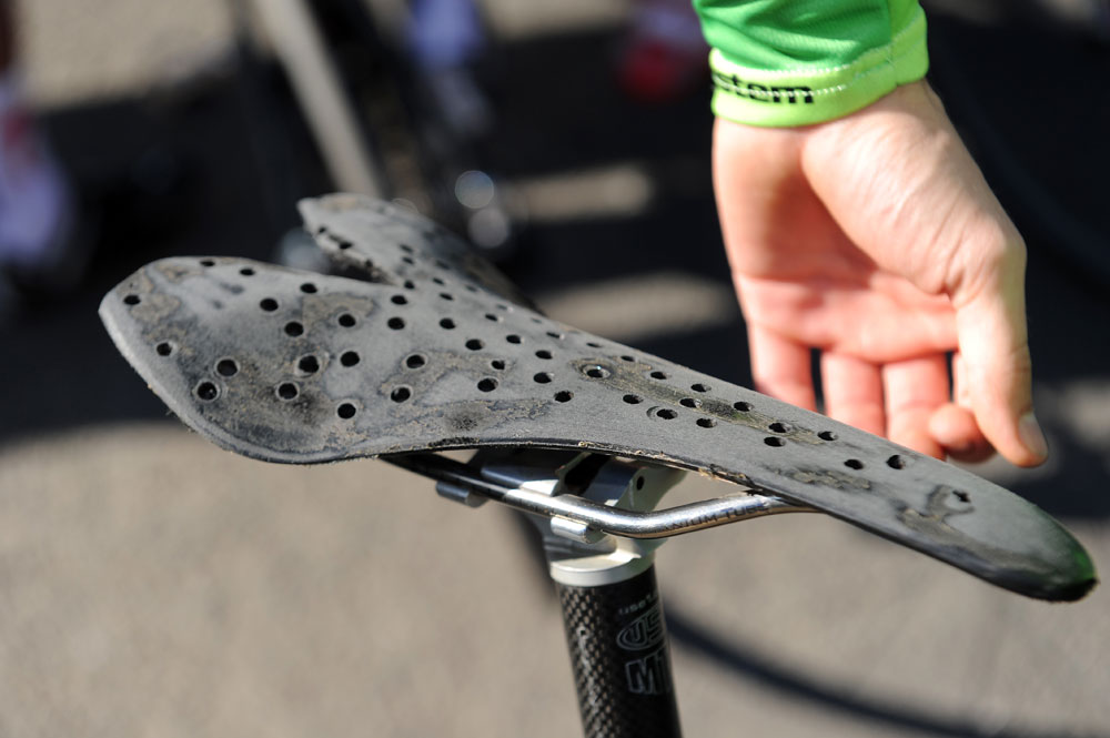 Jack Pullar's saddle, Monsal Hill-Climb 2012