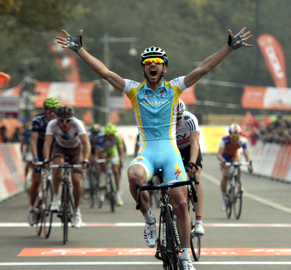 Francesco Gavazzi wins, Tour of Beijing 2012, stage three