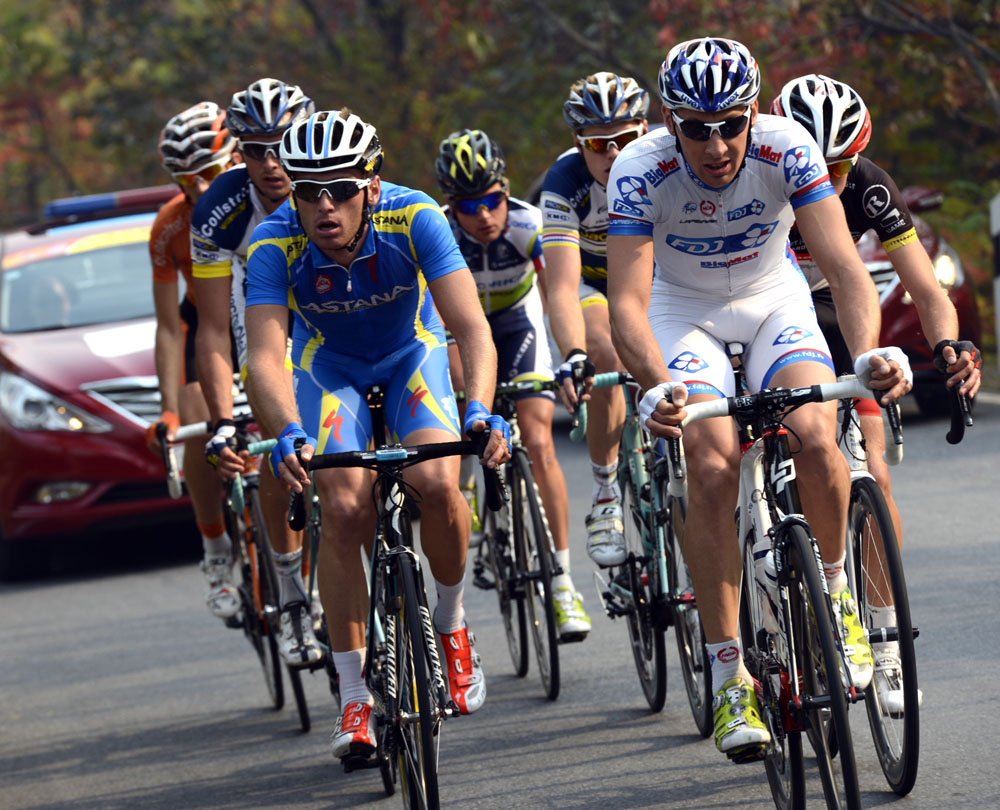 Grivko and Ladagnous, Tour of Beijing 2012, stage three
