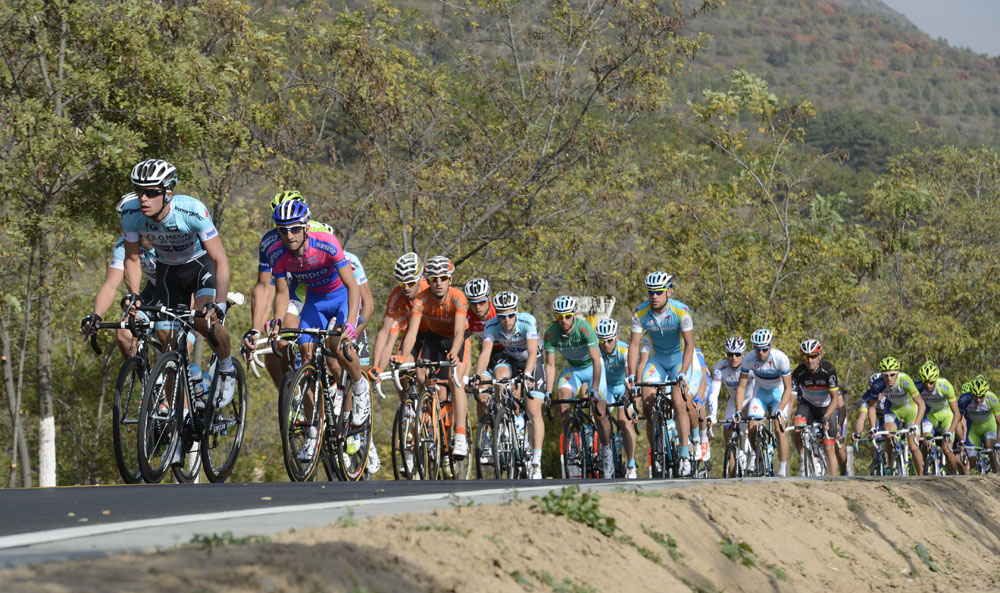 Omega Pharma chases, Tour of Beijing 2012, stage four