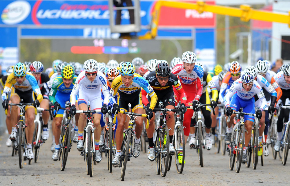 Men's race start, Plzen World Cup