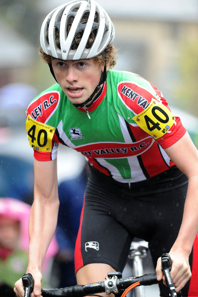 James Knox, ninth and junior winner, National Hill-Climb Championships 2012