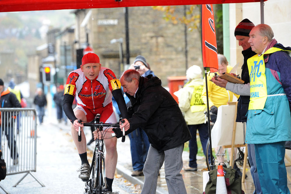 Matt Doheny, first man, National Hill-Climb Championships 2012
