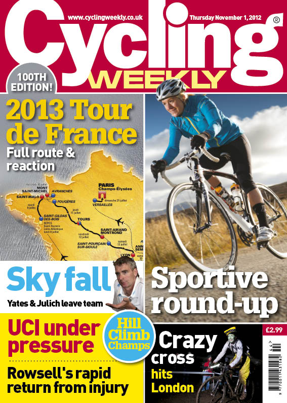Cycling Weekly November 1 2012 issue Cycling Weekly November 1 2012 issue