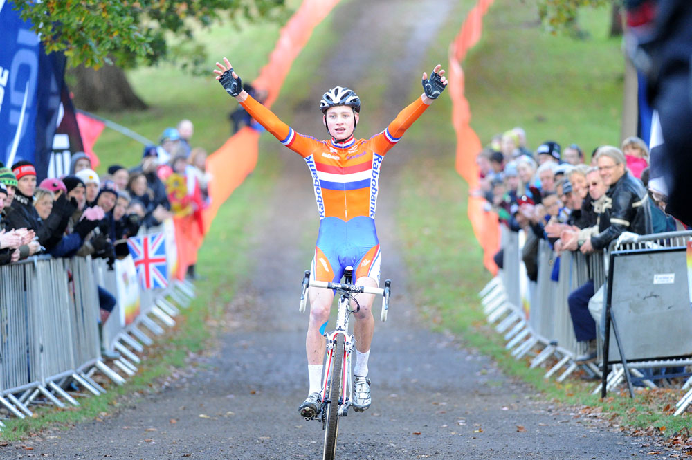 Van Der Poel wins junior men's race, European Cyclo-Cross Championships 2012