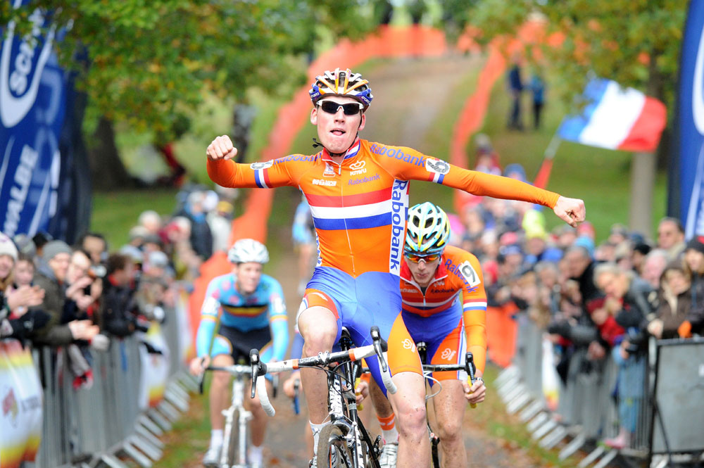 Mike Teunissen wins under-23 men's race, European Cyclo-Cross Championships 2012