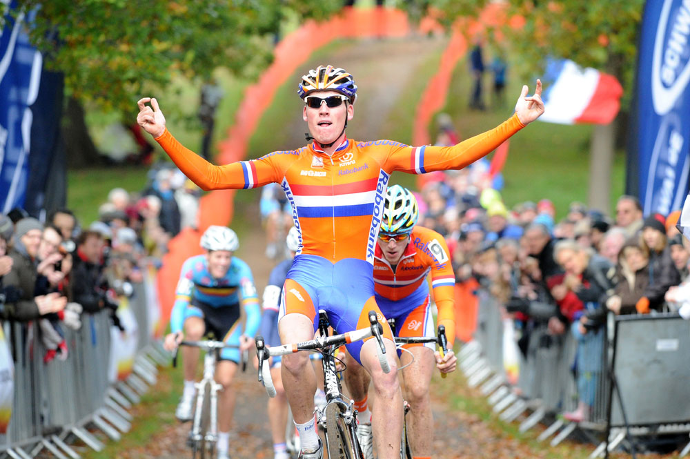 Mike Teunissen wins under-23 men's race, European Cyclo-Cross Championships 2012