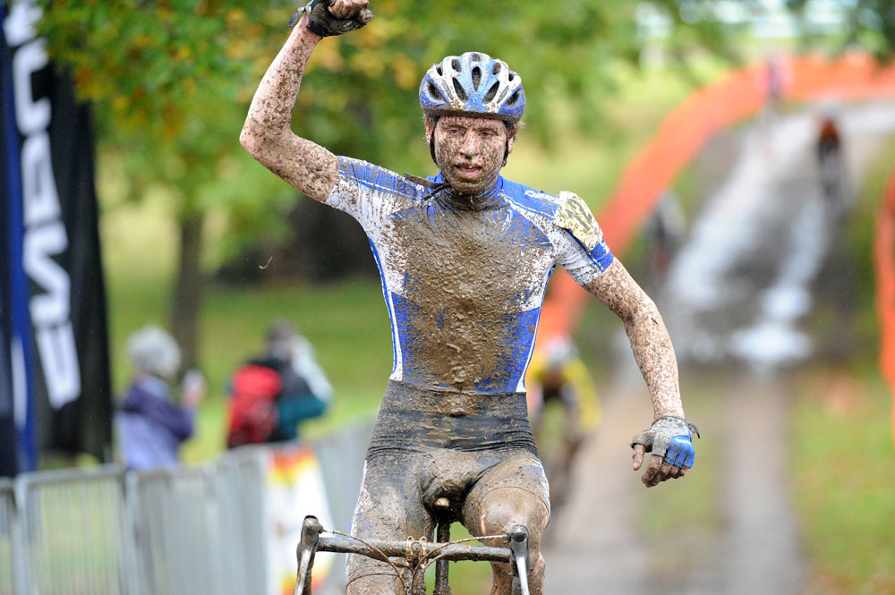 Weeds wins, National Trophy cyclo-cross 2012, Ipswich
