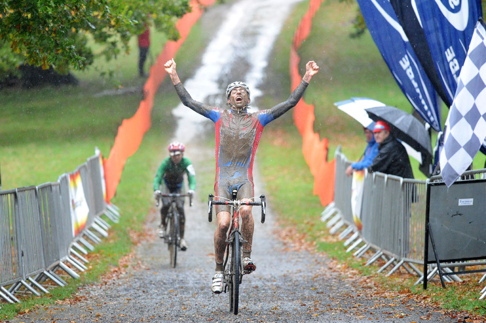 Ravenscroft wins, National Trophy cyclo-cross 2012, Ipswich