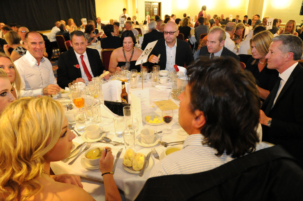 Table 30, Dave Rayner dinner 2012