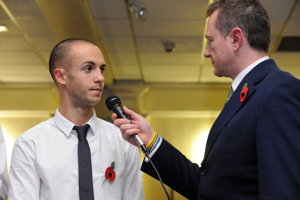 Jonathan Tiernan-Locke interviewed by David Harmon, Dave Rayner dinner 2012